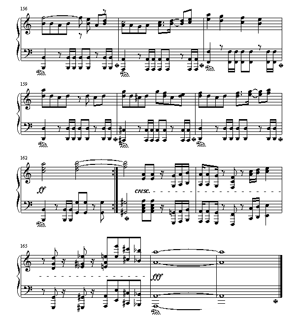 魂斗罗钢琴谱第4页