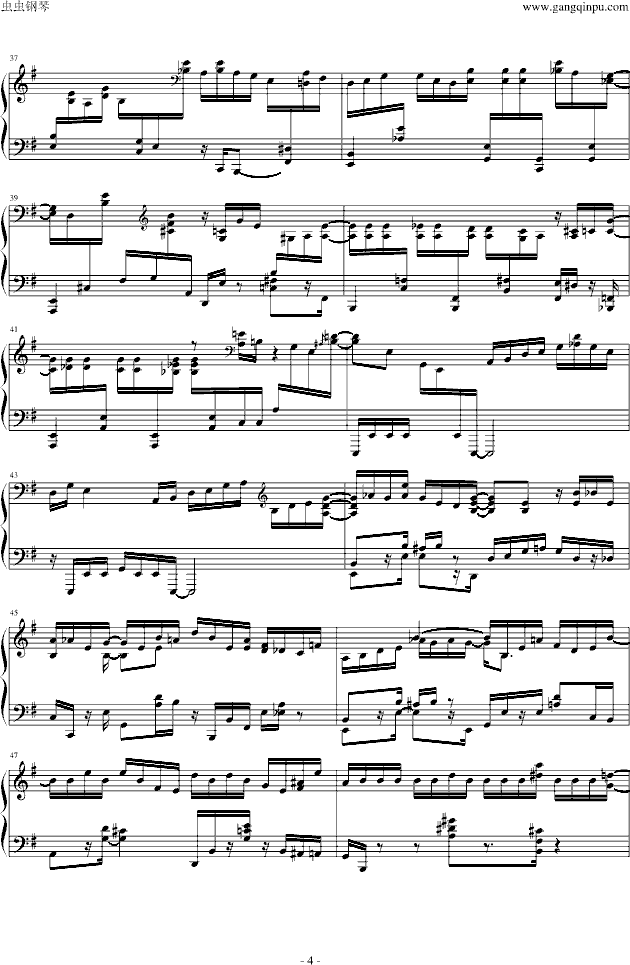 concert etude op.40 no.3toccatina钢琴谱(钢琴曲)钢琴谱第4页