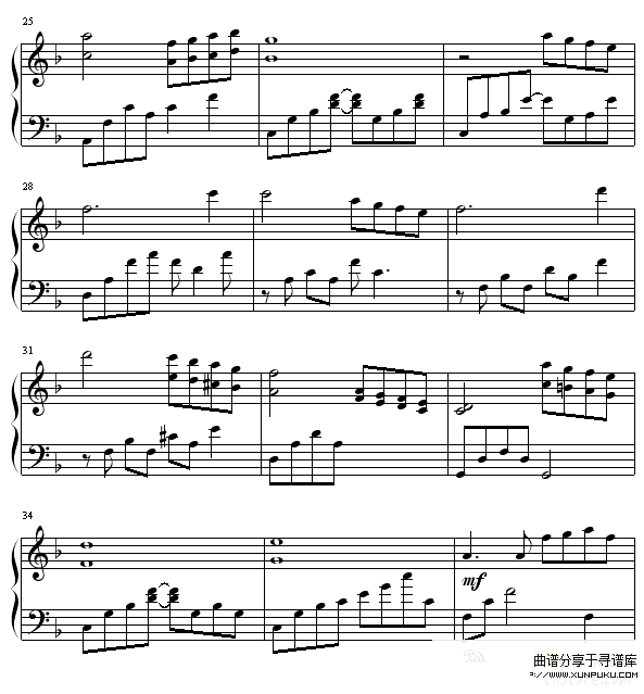 日晷之梦-凯文科恩钢琴谱第3页