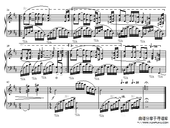 你好-克莱德曼钢琴谱第3页