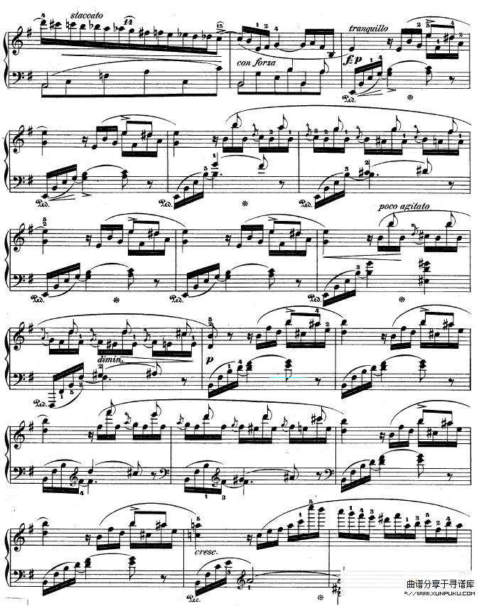 钢琴第一协奏曲 op.11-1-肖邦钢琴谱第5页