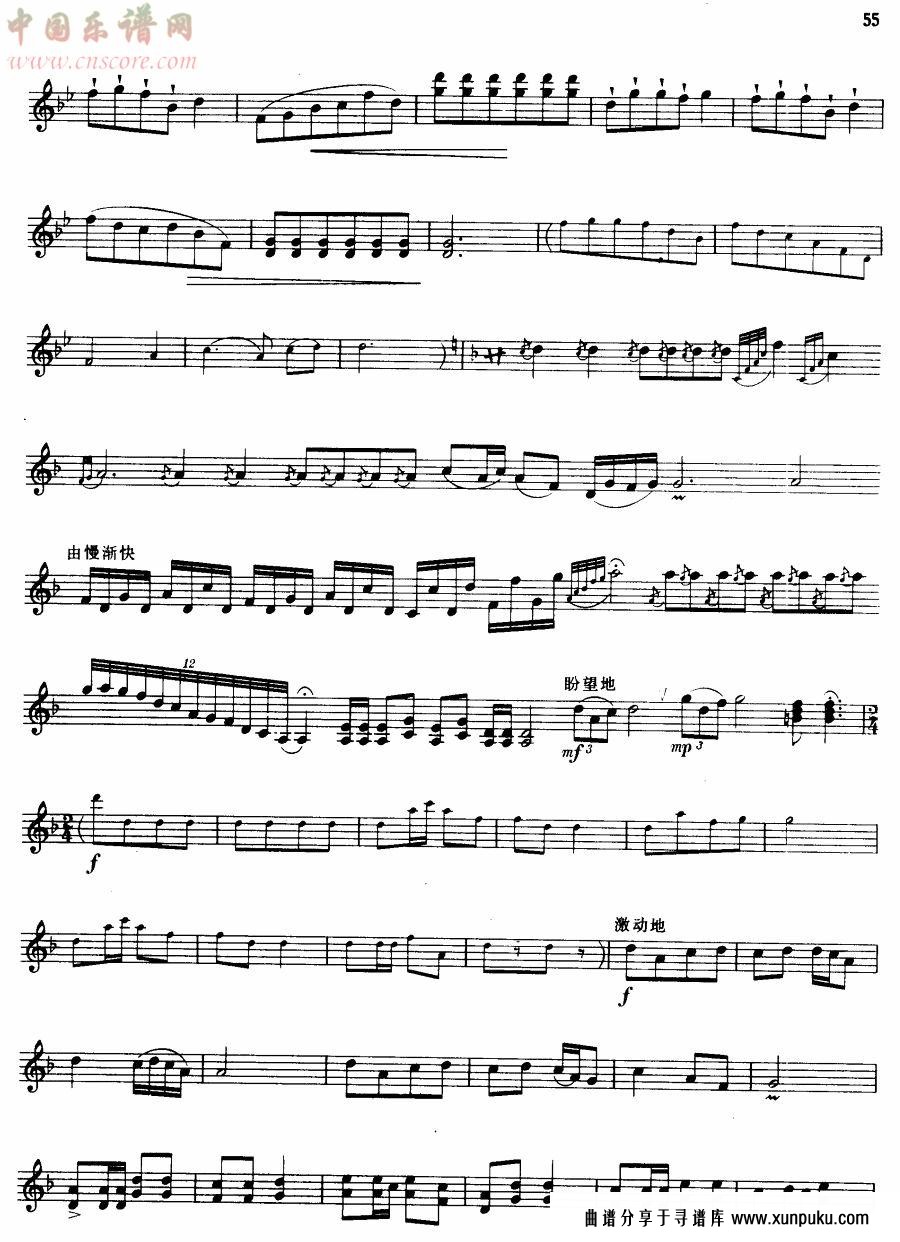 火车进侗乡(笙独奏)其他曲谱第3页