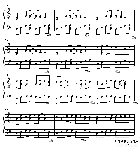 爱-维也纳之子钢琴谱第4页