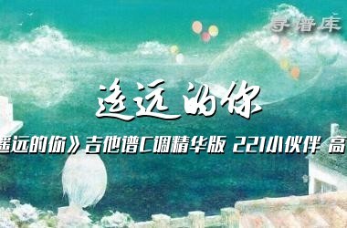 《遥远的你》吉他谱C调精华版 221小伙伴 高音教编配吉他谱