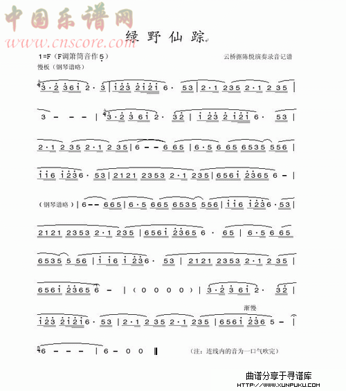 绿野仙踪简谱