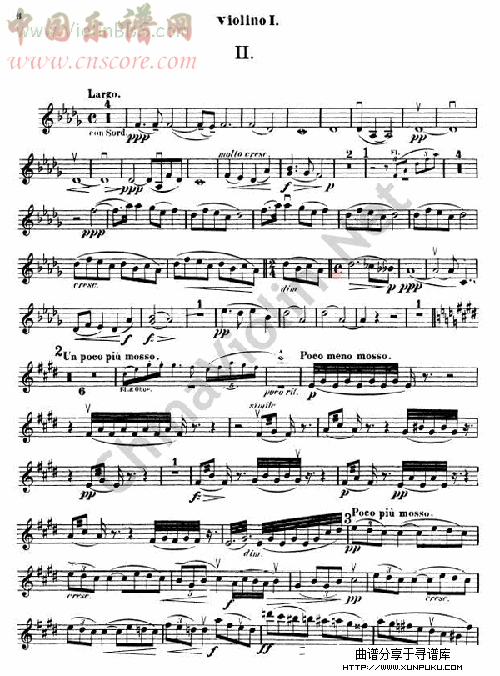 symphony no.9 in e minor. op.95 (new world)第一小提琴小提琴谱第5页