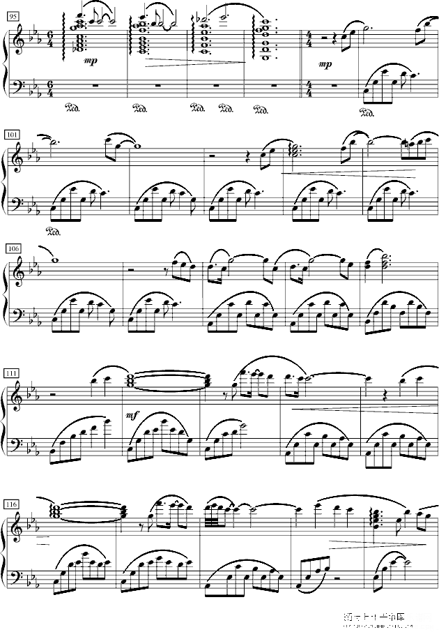 天空之城随想曲华丽版钢琴谱第8页