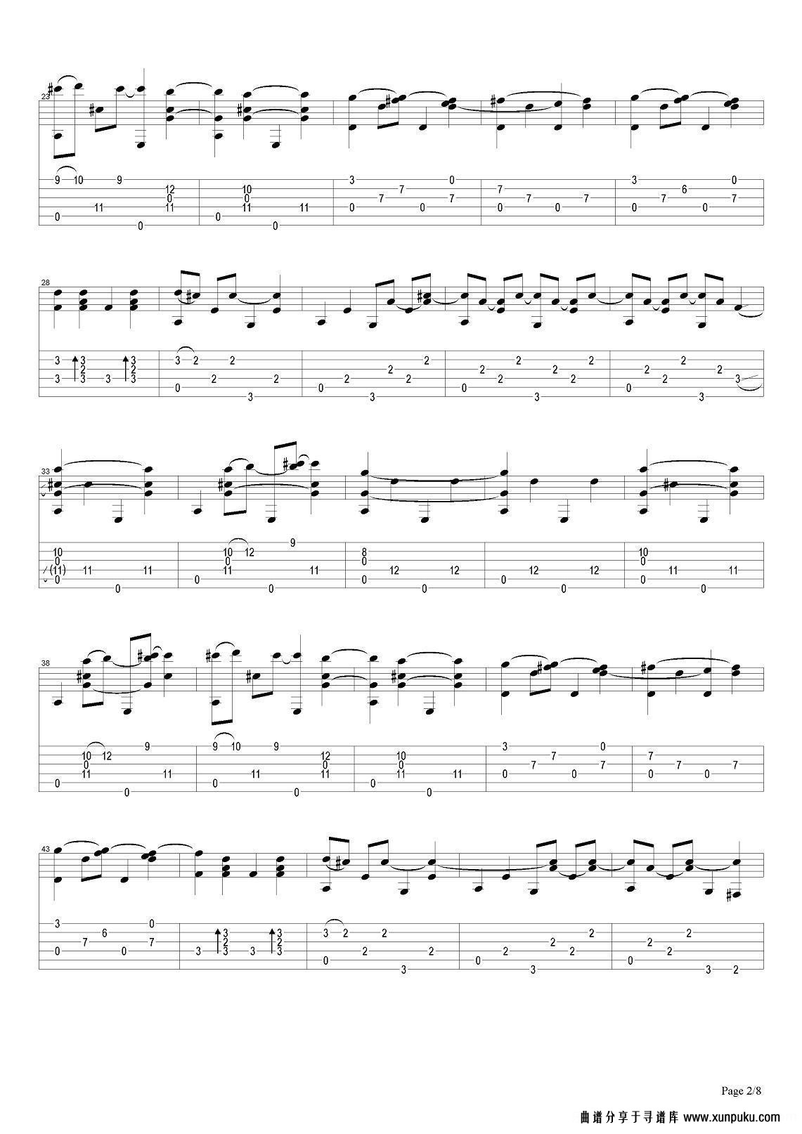 tommy emmanuel：locomotivation（指弹吉他）吉他谱第2页