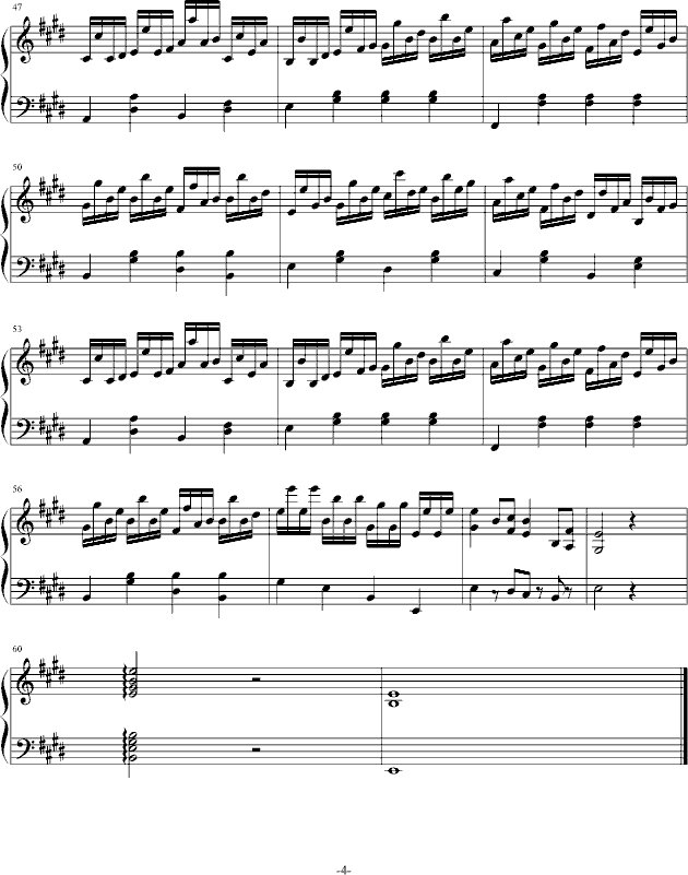 疯狂练习曲钢琴谱第4页