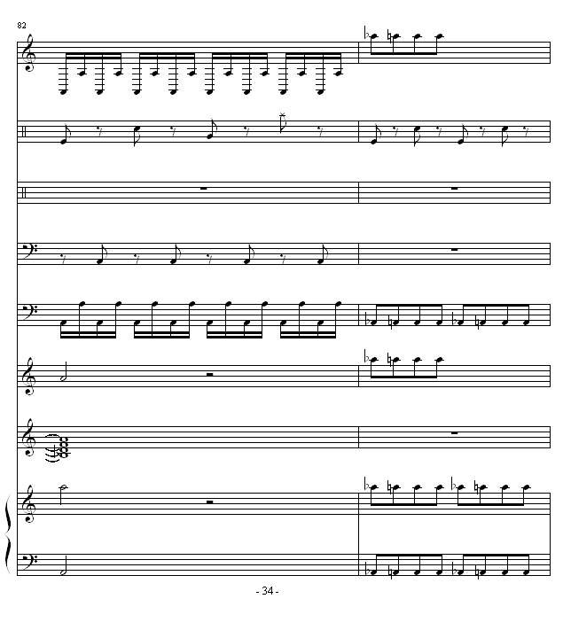 <蜂鸟>听后感钢琴谱第28页