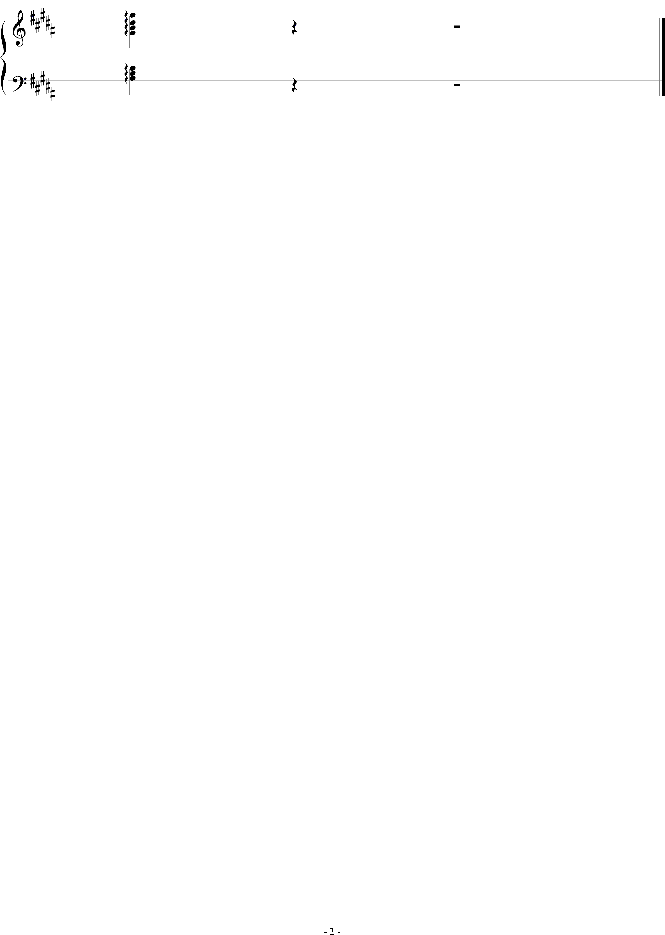 绯色华尔兹钢琴谱第2页
