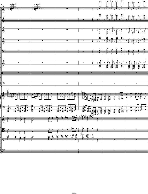 肖斯塔科维奇第二钢琴协奏曲第一乐章钢琴谱第7页