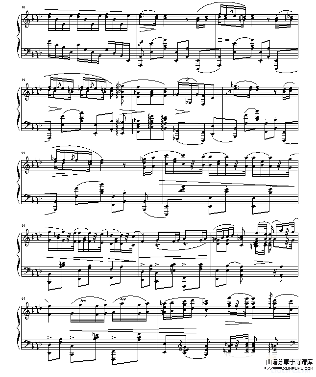 英雄波兰舞曲-肖邦钢琴谱第2页