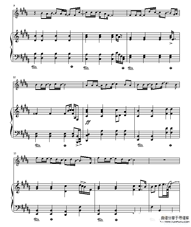 爱我还是他-陶喆钢琴谱第2页