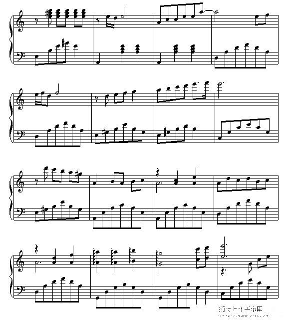 最爱是你钢琴谱第5页