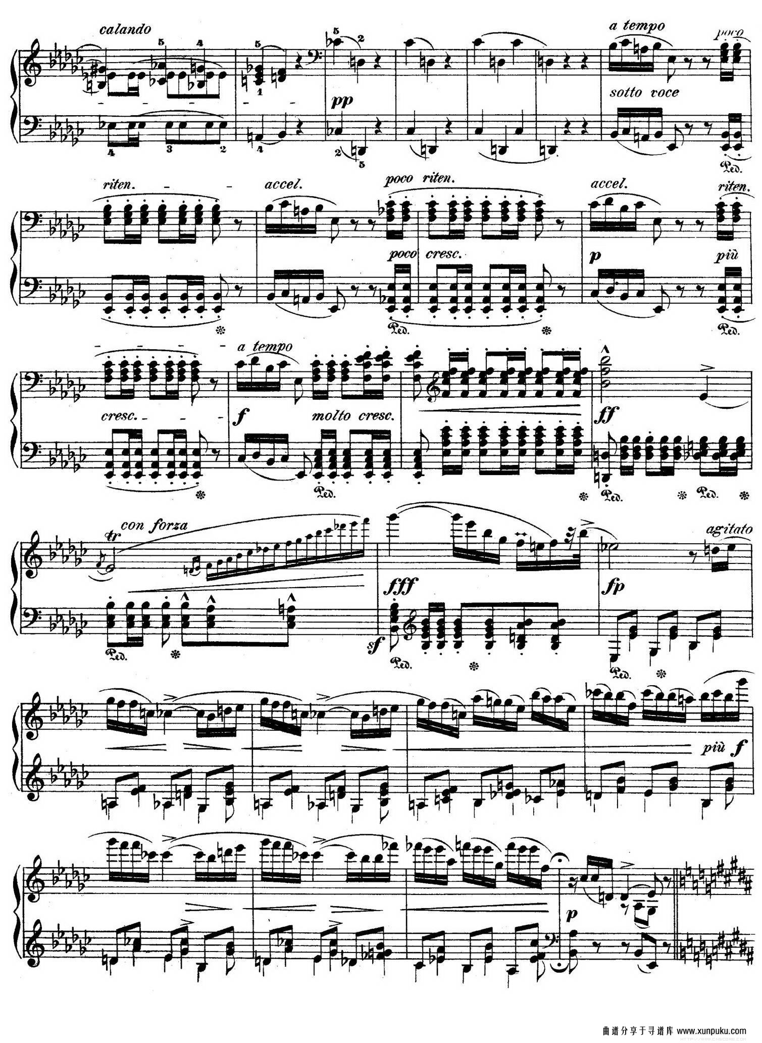 deux polonaises op.26（2首波兰舞曲）钢琴谱第7页
