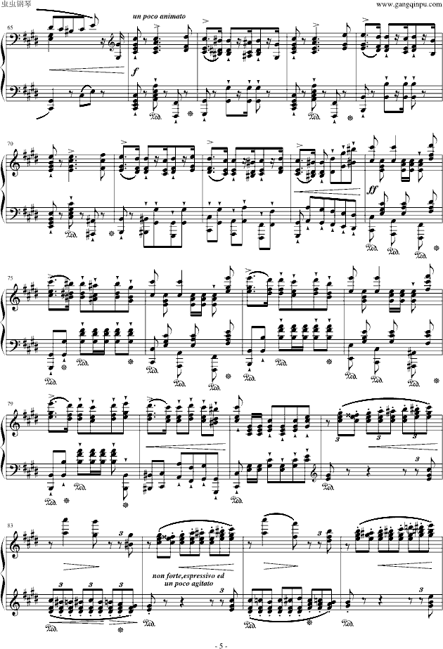 李斯特 《西班牙狂想曲》难度极高的炫技大作！钢琴谱第20页