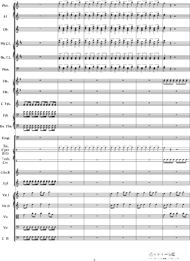 交响音画：口技钢琴谱第23页