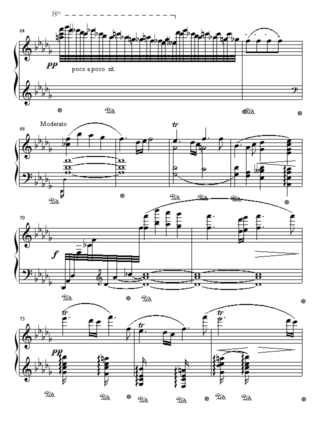 云雀钢琴谱(钢琴曲)钢琴谱第9页