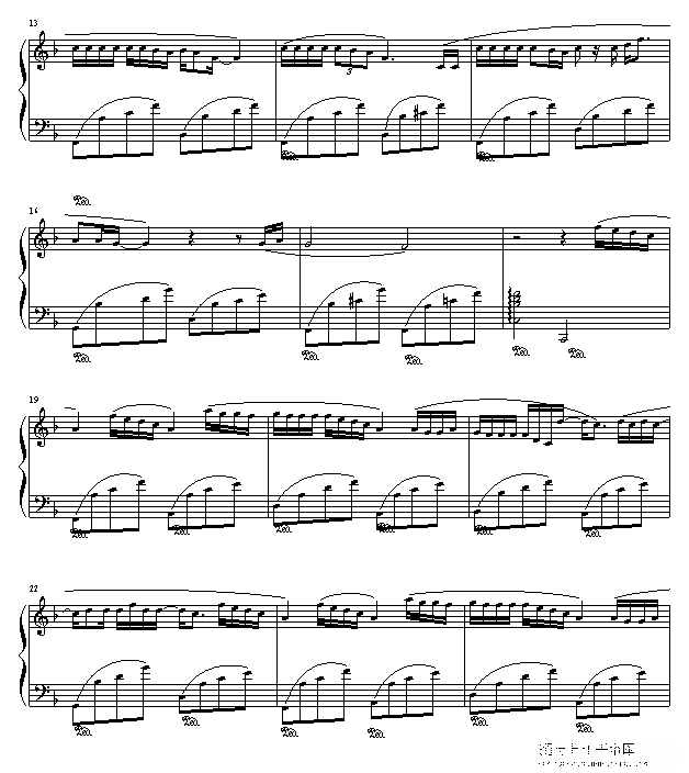 不要对他说钢琴谱第2页