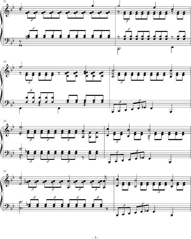 魔王李斯特改变舒伯特曲钢琴谱第9页