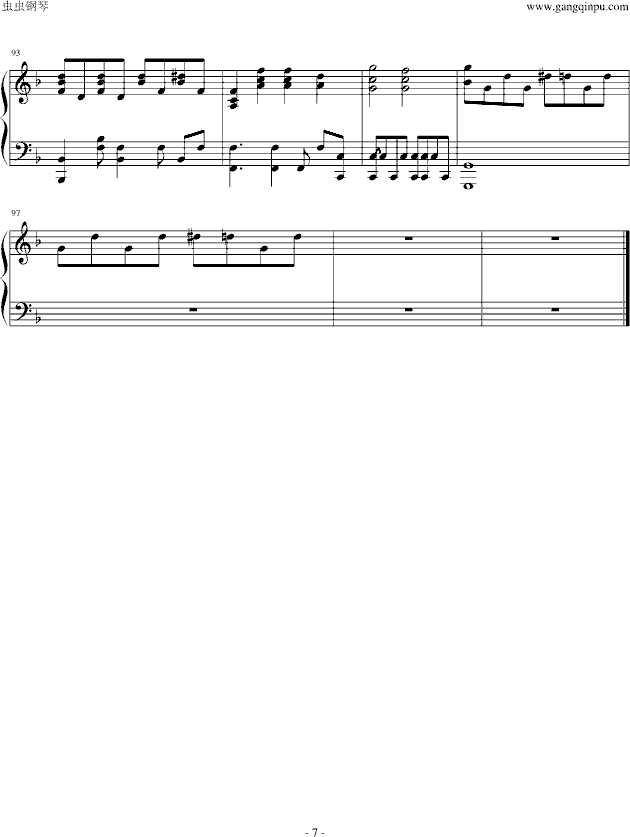 what ive done钢琴谱(钢琴曲)钢琴谱第7页