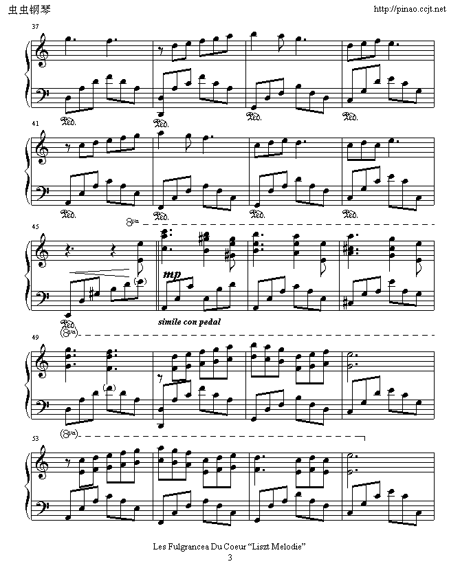 跃动的心钢琴谱第3页