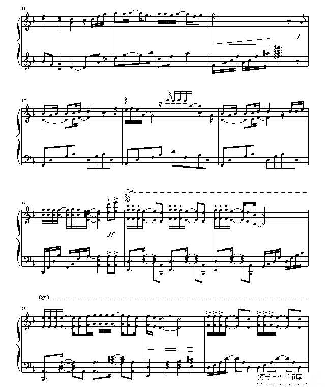 深深深钢琴谱第2页
