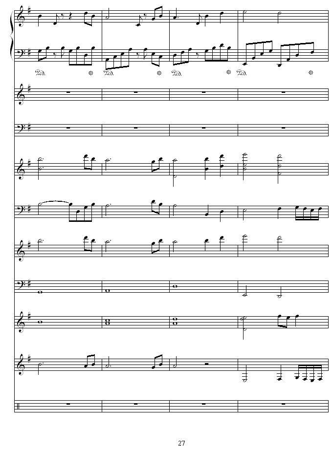 夜莺nightingale钢琴谱第20页