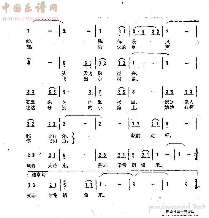 在这柔美的夏夜里简谱第2页
