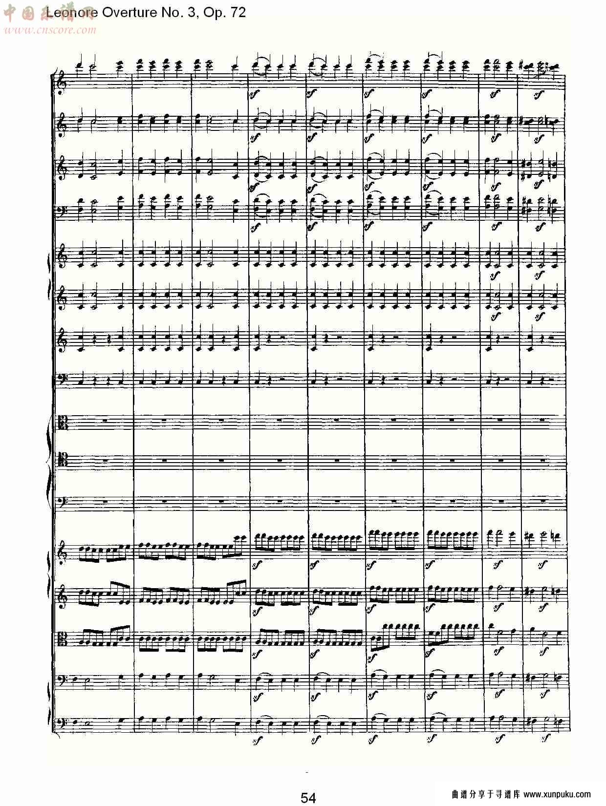leonore overture no. 3, op. 72　（六）总谱第5页