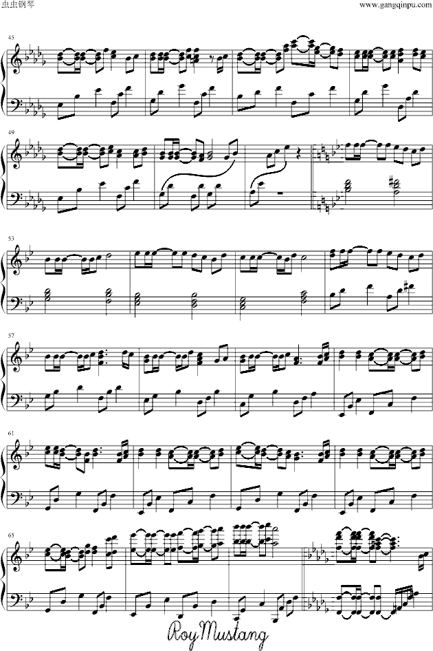 [镜音レン]悪ノ召使钢琴谱第3页