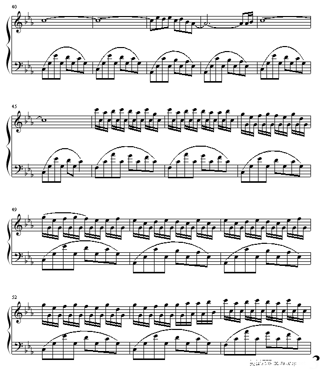 直布罗陀之风钢琴谱第3页