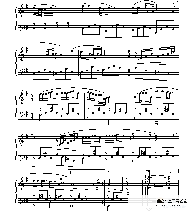 明天会更好-罗大佑钢琴谱第2页