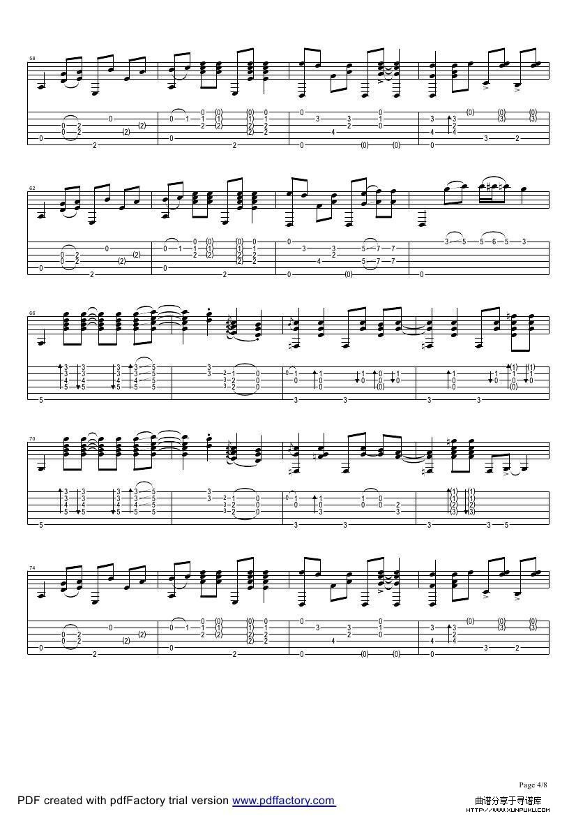 tommy emmanuel：the mystery 2（指弹吉它）吉他谱第4页