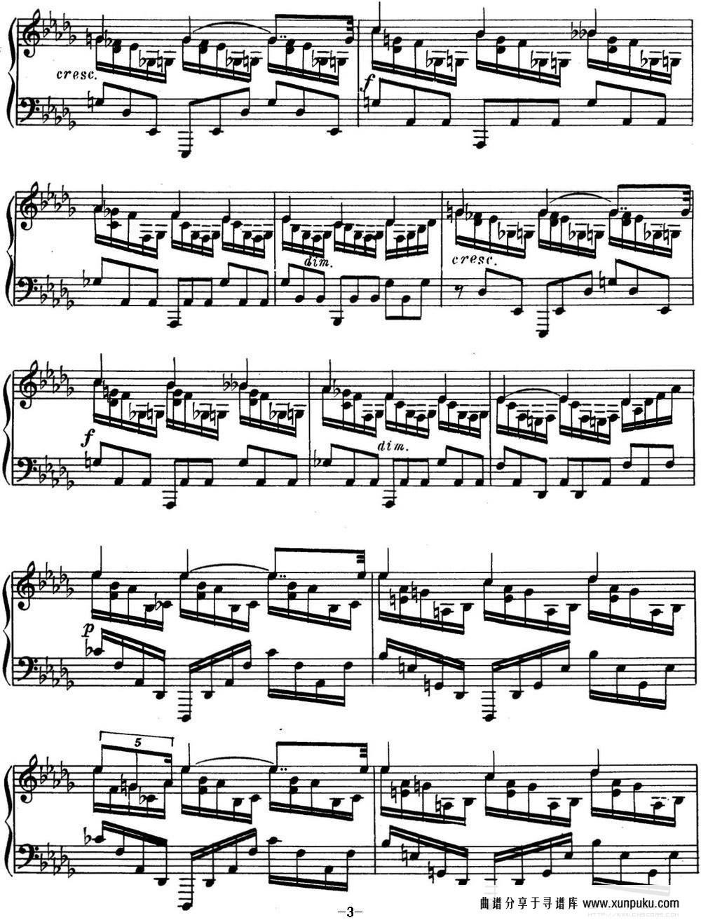 斯克里亚宾 钢琴练习曲 Op.42 No.6 Alexander Scriabin Etudes钢琴谱第3页