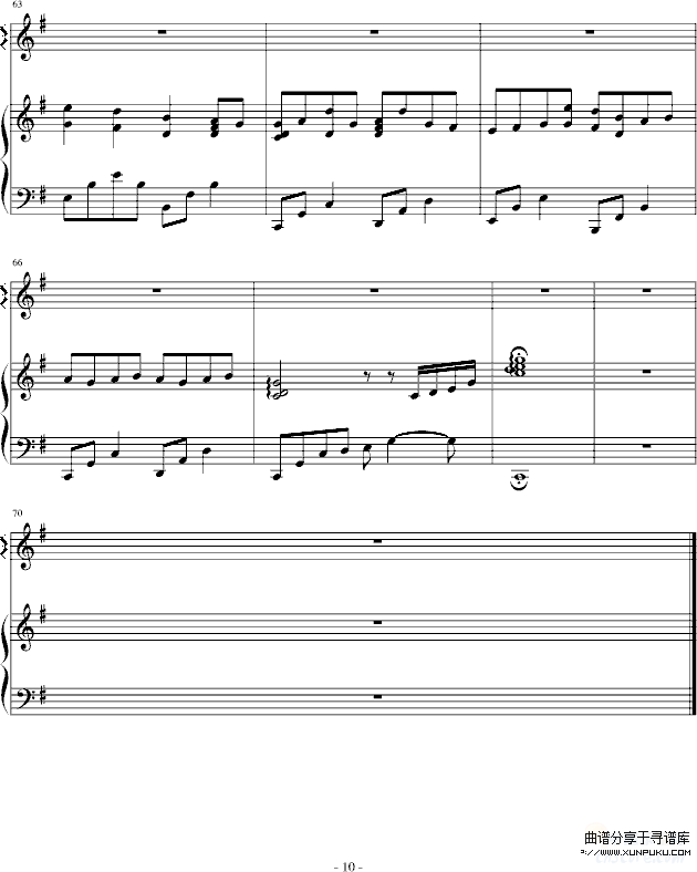 JEWEL-其他侠名钢琴谱第10页