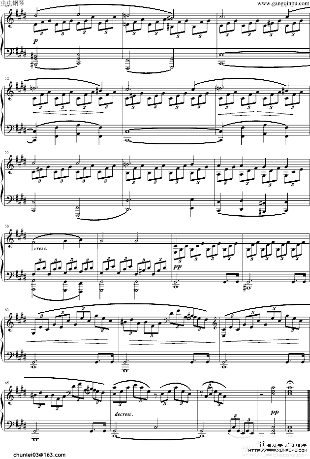 月光奏鸣曲——上钢琴谱第3页