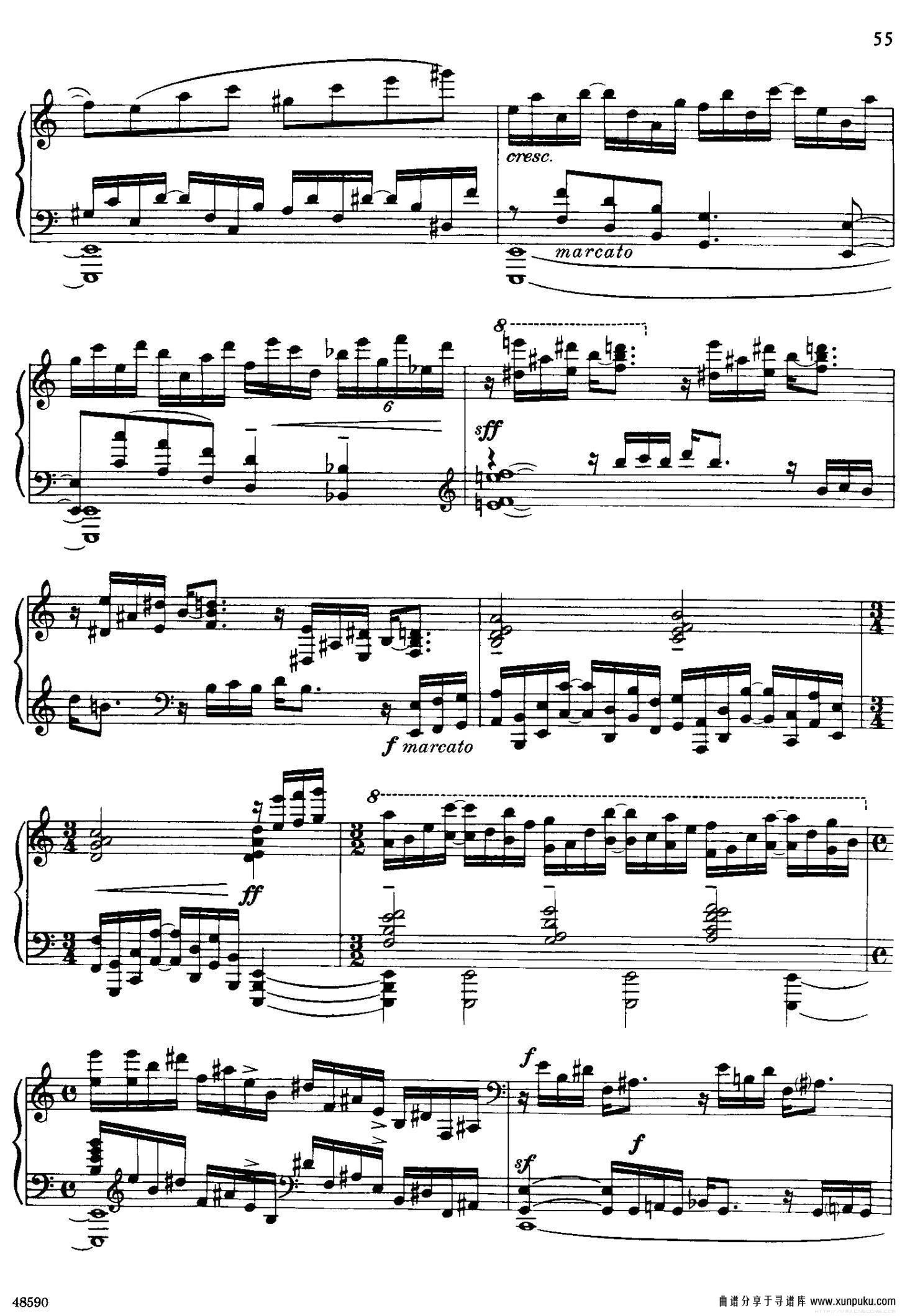 降e小调钢琴奏鸣曲 op.26 v.4钢琴谱第6页