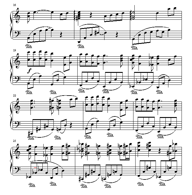 千与千寻片首曲钢琴谱第2页