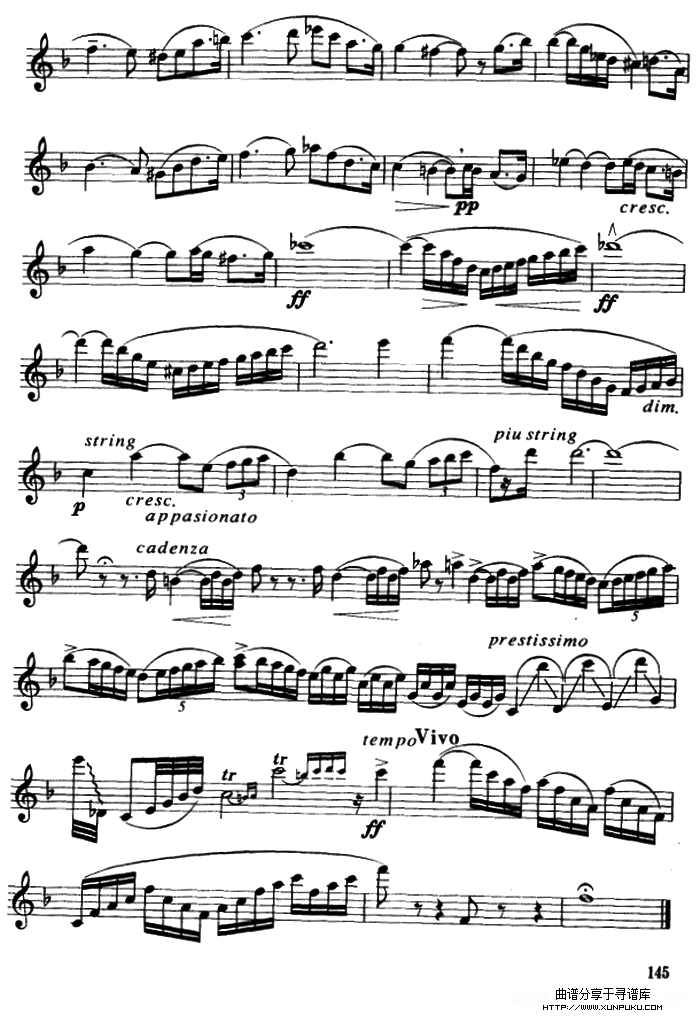 协奏曲（1）（保尔·吉尔斯作曲版）萨克斯谱第6页