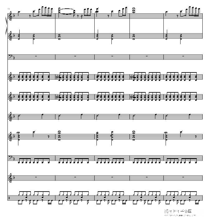lose yourself钢琴谱第5页