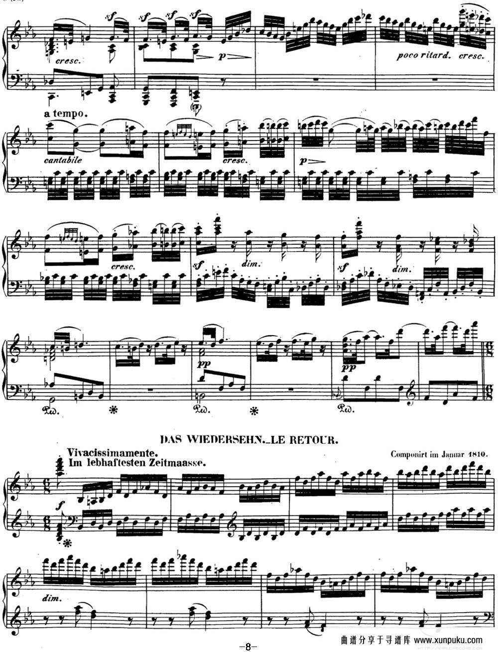 sonate（奏鸣曲）钢琴谱第9页
