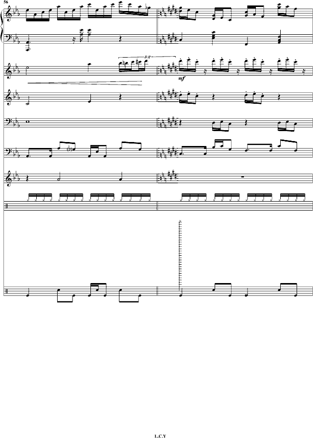 克罗地亚狂想曲钢琴谱(钢琴曲)钢琴谱第7页