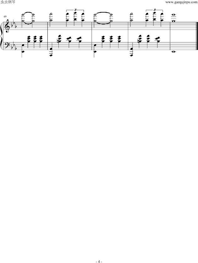 美少女夢工廠4相冊插曲钢琴谱第4页