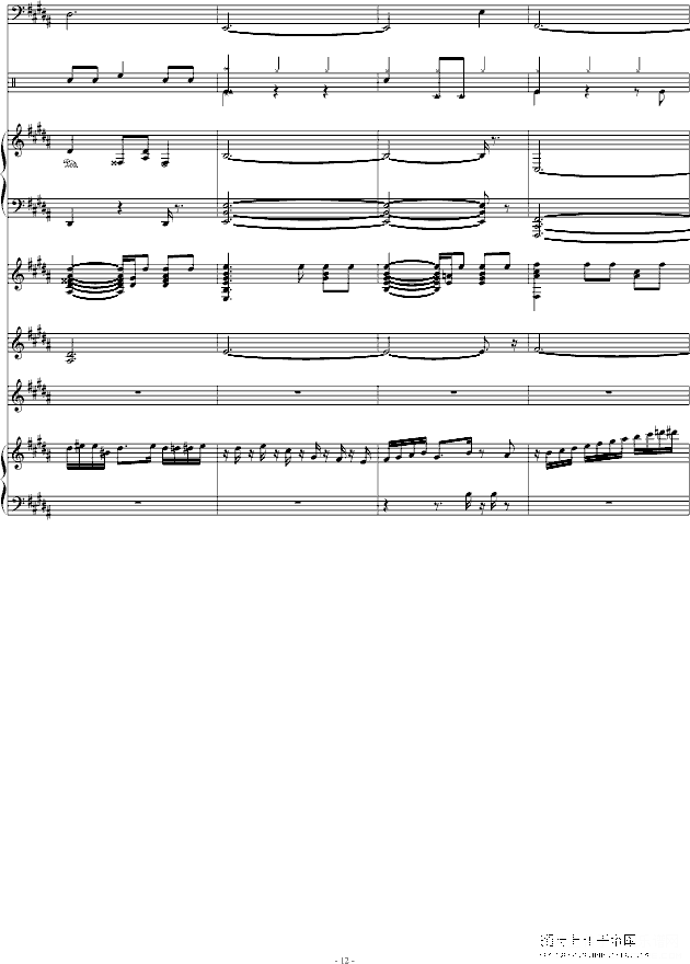 jazz demo钢琴谱第4页