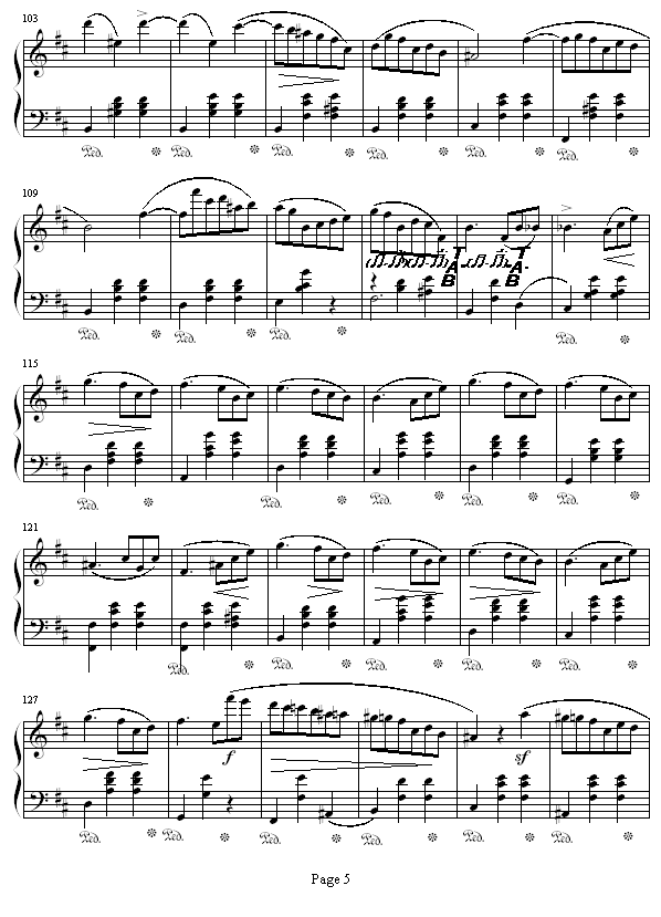 b小调圆舞曲op.69 no.2钢琴谱(钢琴曲)钢琴谱第5页