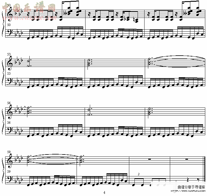 jenova_absolute钢琴谱第4页
