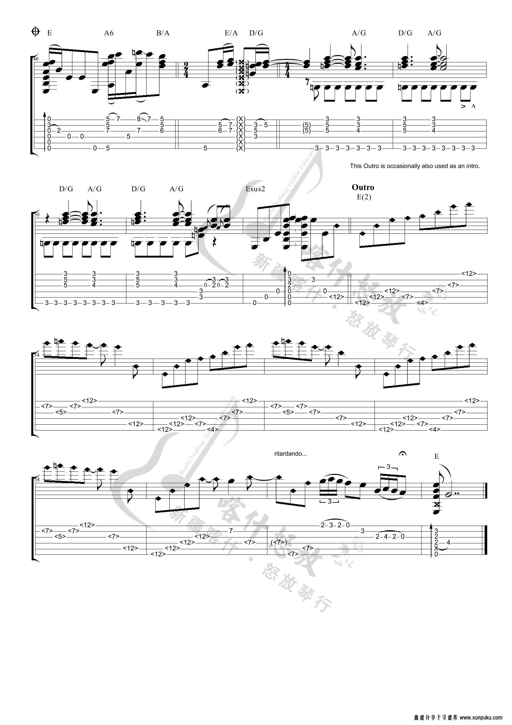 Tommy Emmanuel - Angelina原版指弹吉他谱吉他谱第3页