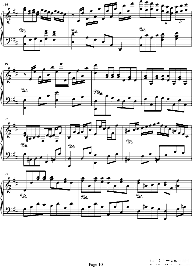 fd回旋曲op.1钢琴谱第2页